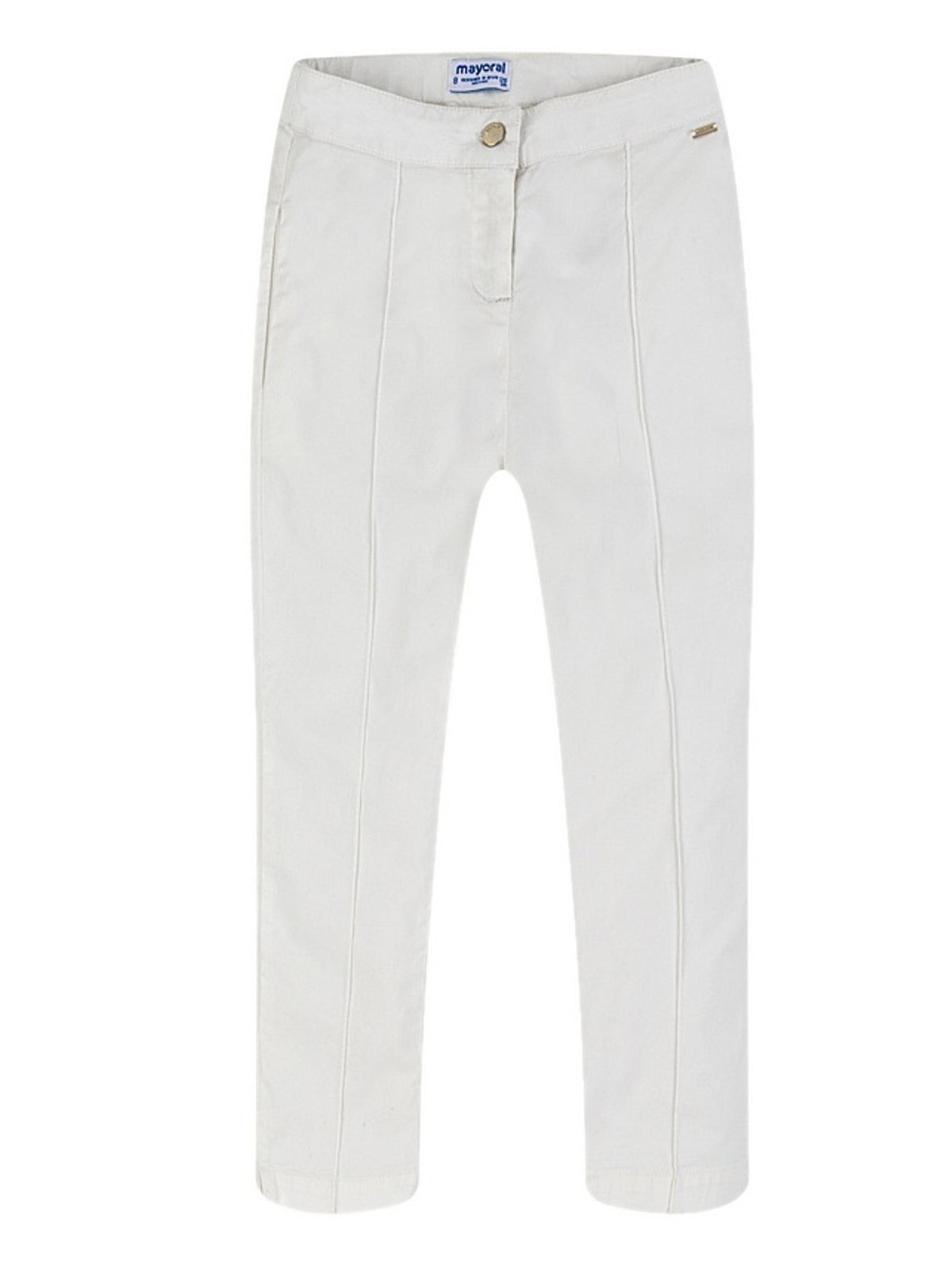Calça saten Crú        (Creme / Pérola)  para Menina - Mayoral