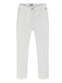 Calça saten Crú        (Creme / Pérola)  para Menina - Mayoral