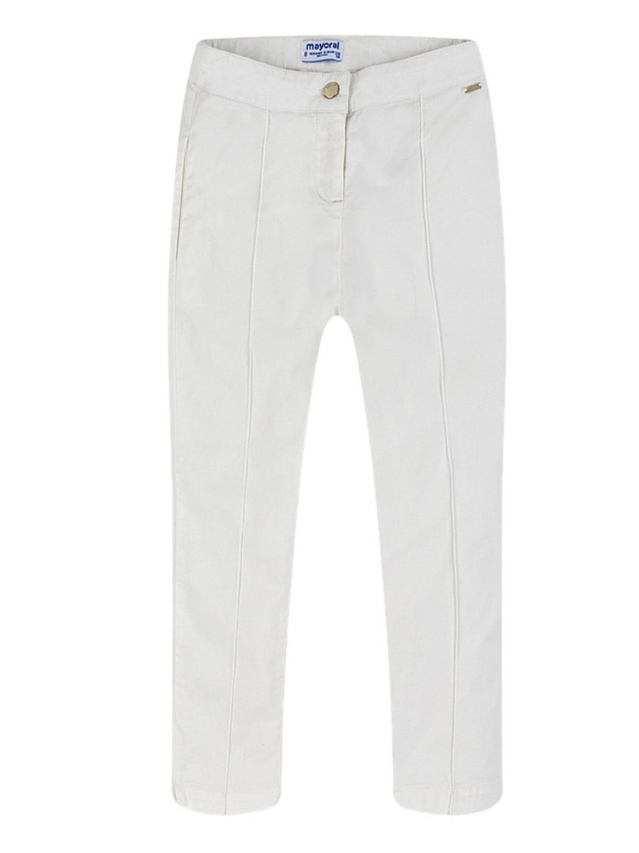 Calça saten Crú        (Creme / Pérola)  para Menina - Mayoral