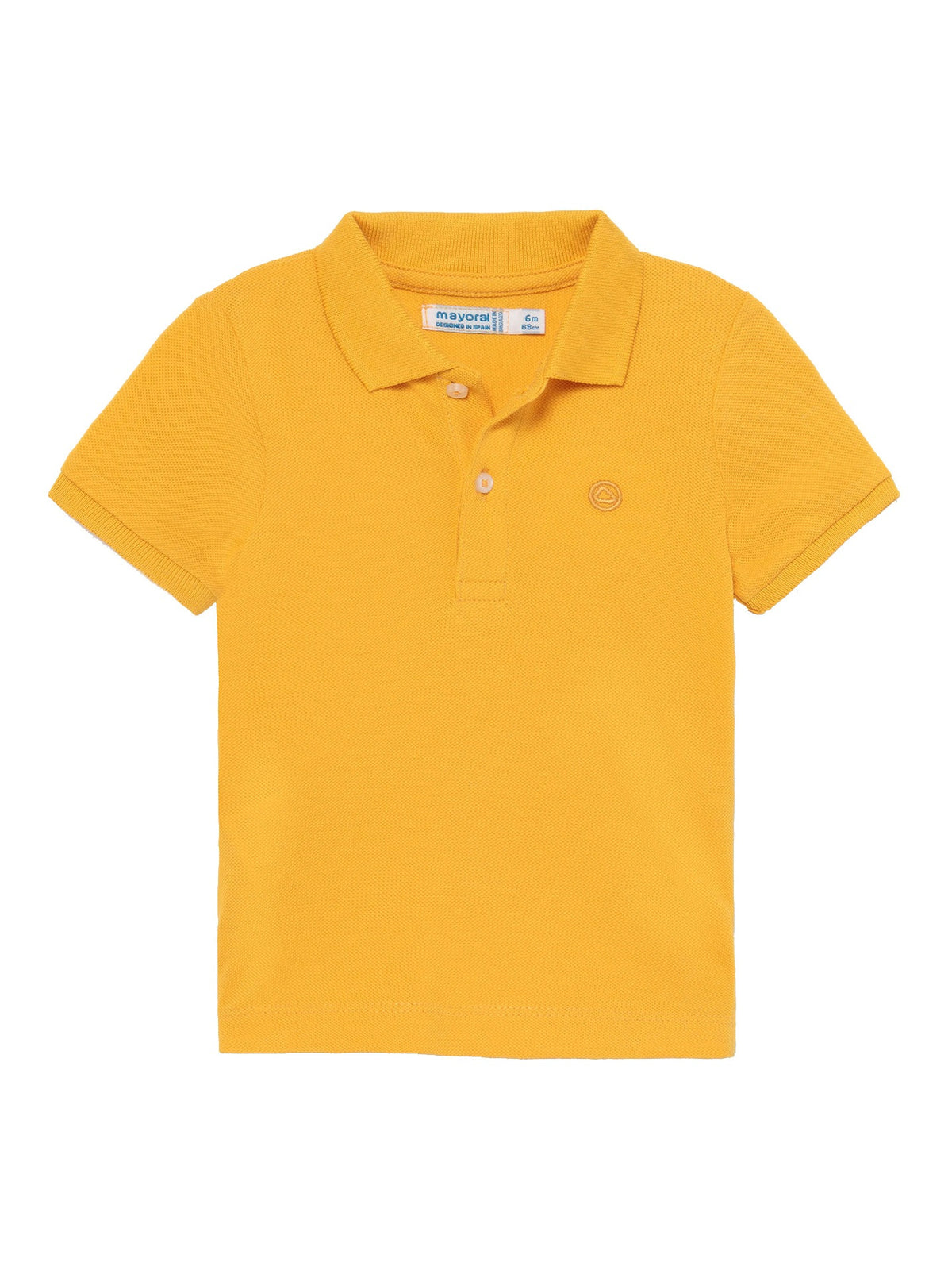 Polo m/curta granito básico Manga      (Laranja)  para Bebé Menino - Mayoral