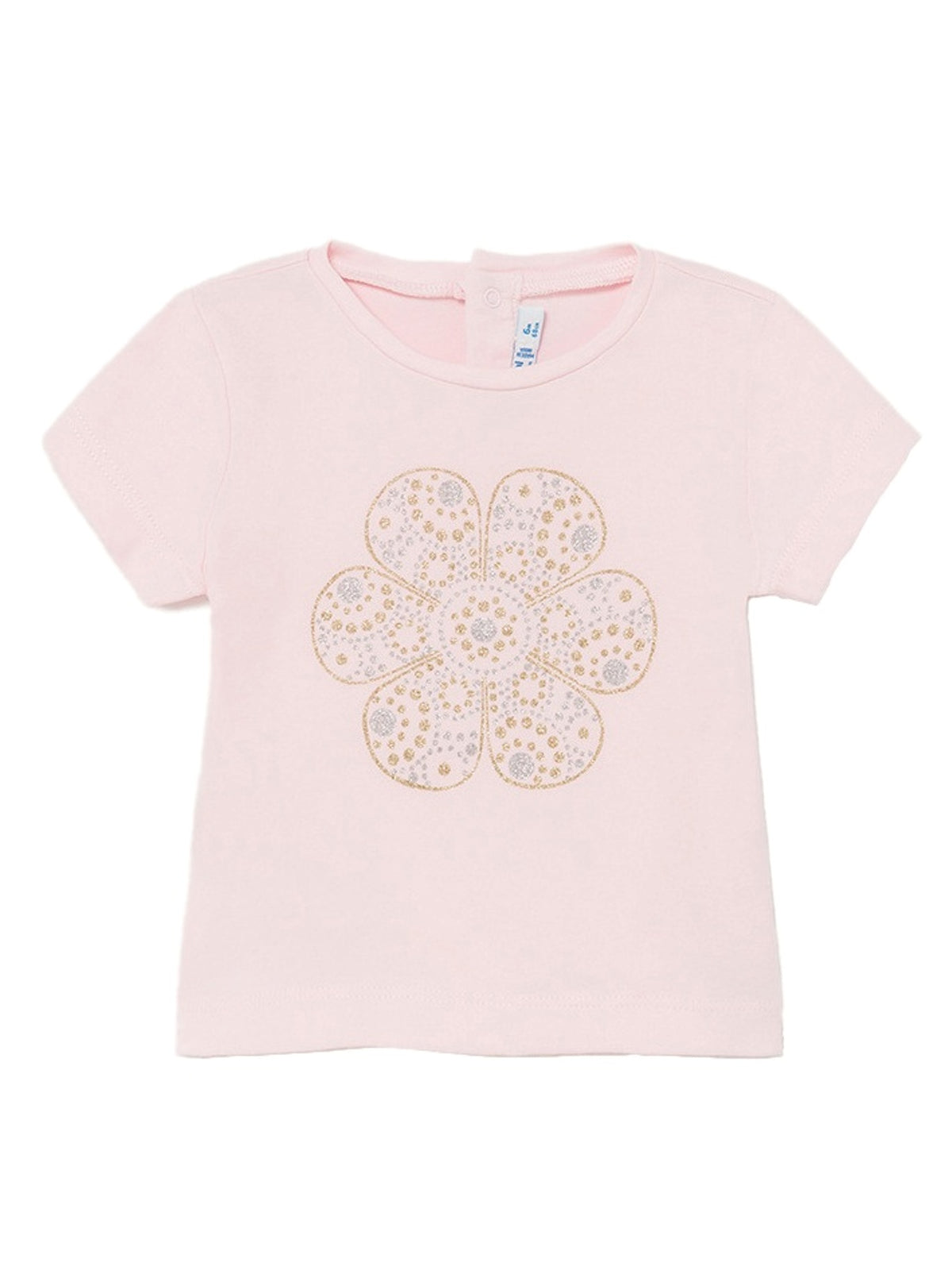 Camiseta básica Rosa       (Rosa Bébé)  para Bebé Menina - Mayoral