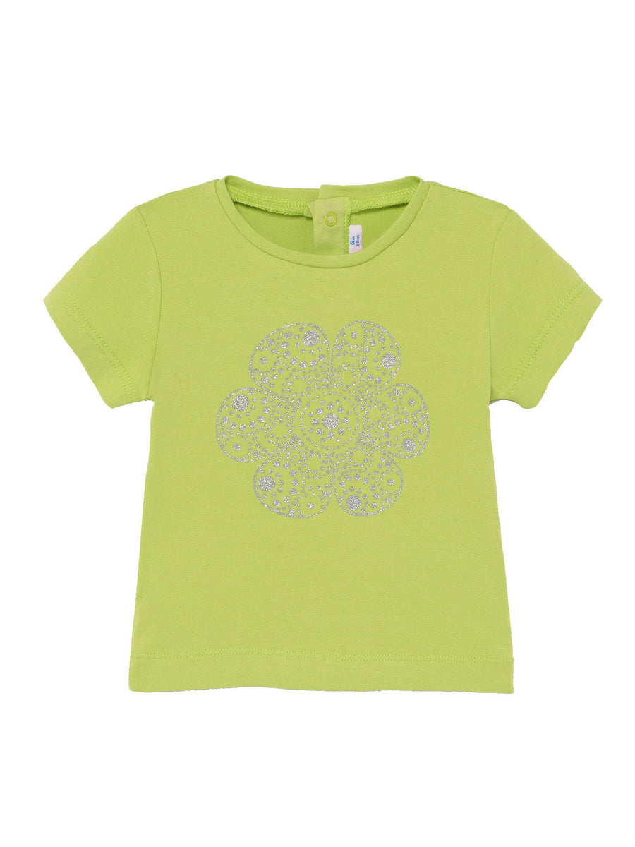 Camiseta básica Pistacho   (Verde Alface)  para Bebé Menina - Mayoral