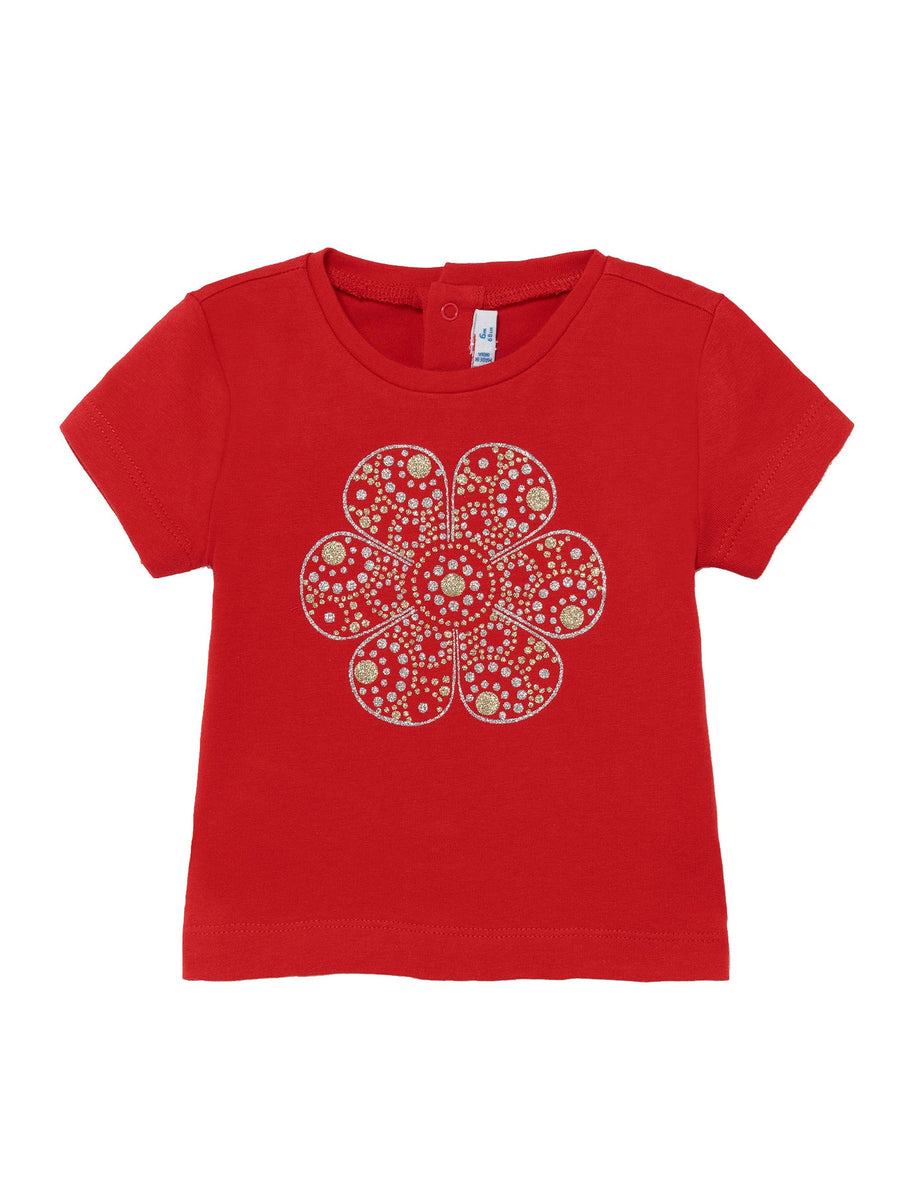 Camiseta básica Papoila    (Vermelho)  para Bebé Menina - Mayoral