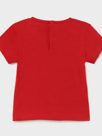 Camiseta básica Papoila    (Vermelho)  para Bebé Menina - Mayoral