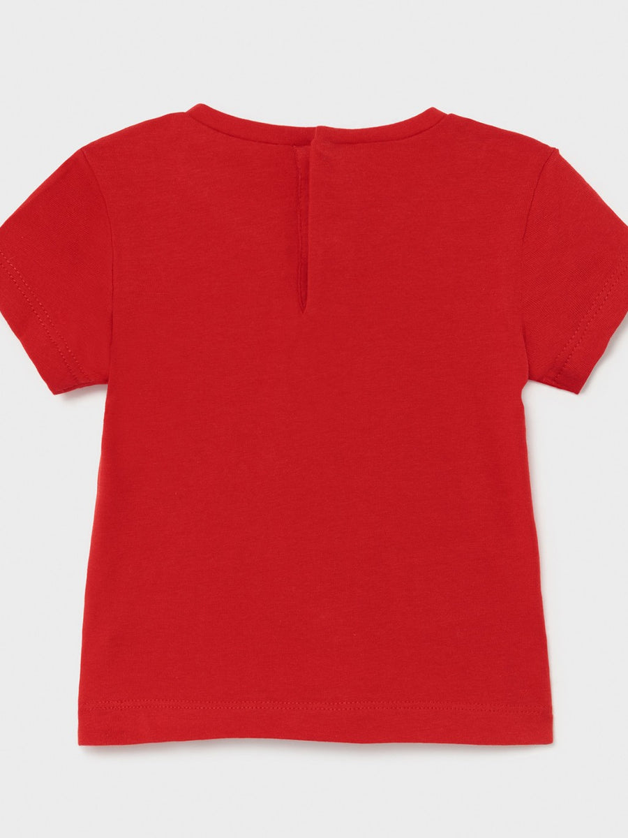 Camiseta básica Papoila    (Vermelho)  para Bebé Menina - Mayoral