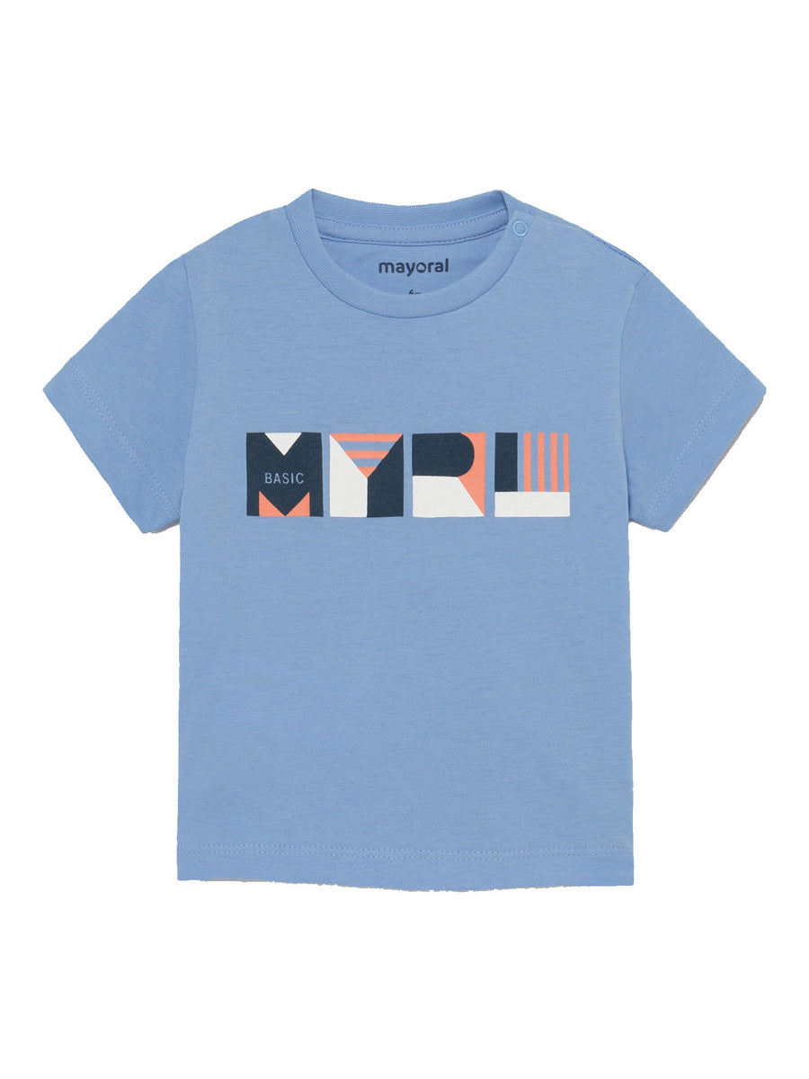 Camiseta básica Lavanda    (Celeste)  para Bebé Menino - Mayoral