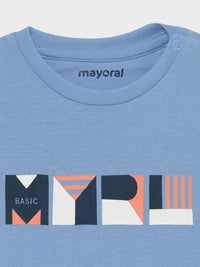 Camiseta básica Lavanda    (Celeste)  para Bebé Menino - Mayoral