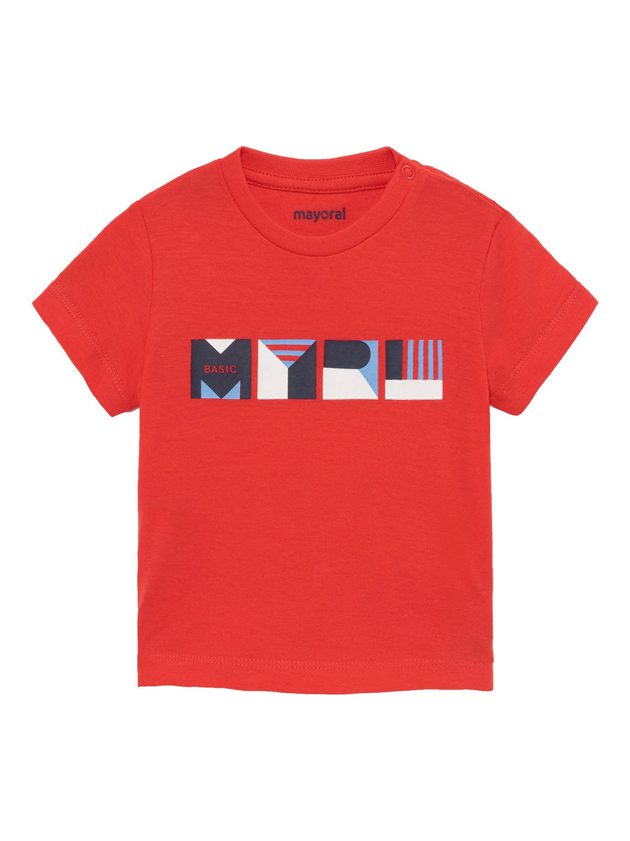 Camiseta básica Cyber red  (Vermelho)  para Bebé Menino - Mayoral