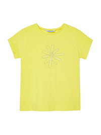 Camiseta básica Amarelo    (Amarelo)  para Menina - Mayoral