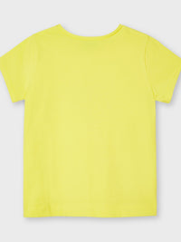 Camiseta básica Amarelo    (Amarelo)  para Menina - Mayoral