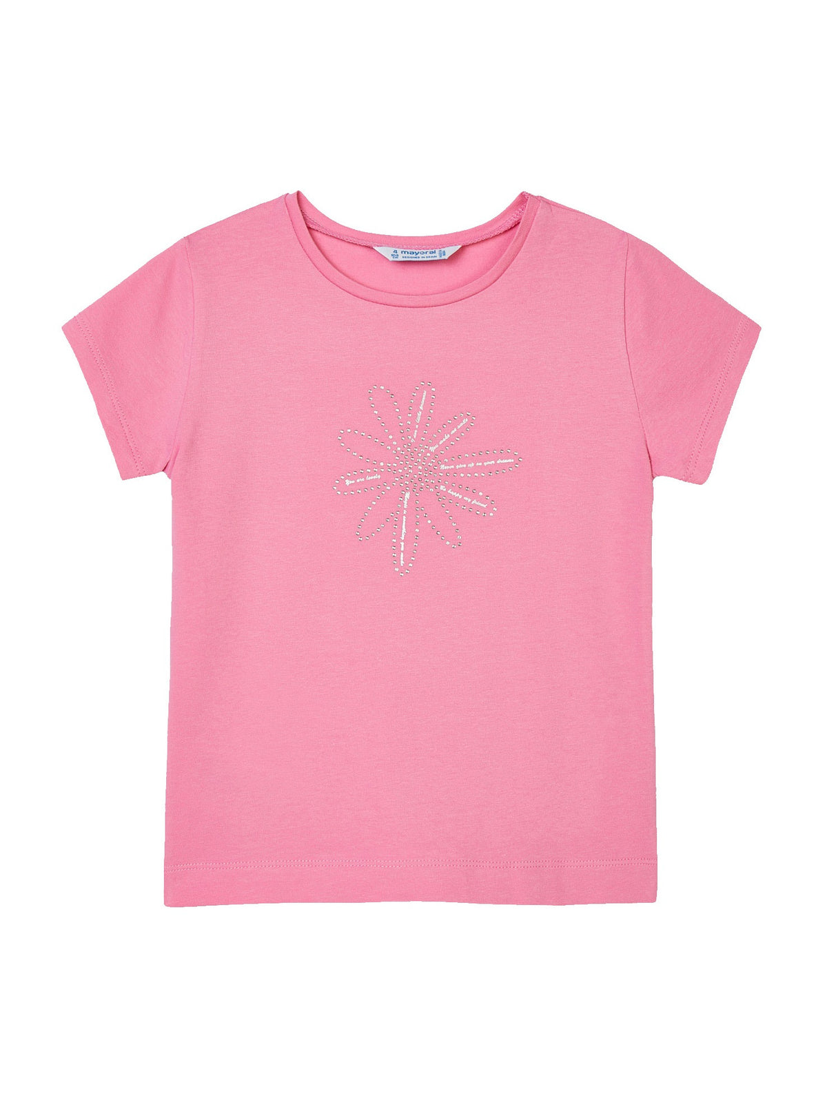 Camiseta básica Camélia    (Rosa)  para Menina - Mayoral