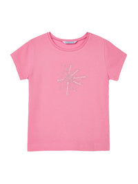 Camiseta básica Camélia    (Rosa)  para Menina - Mayoral