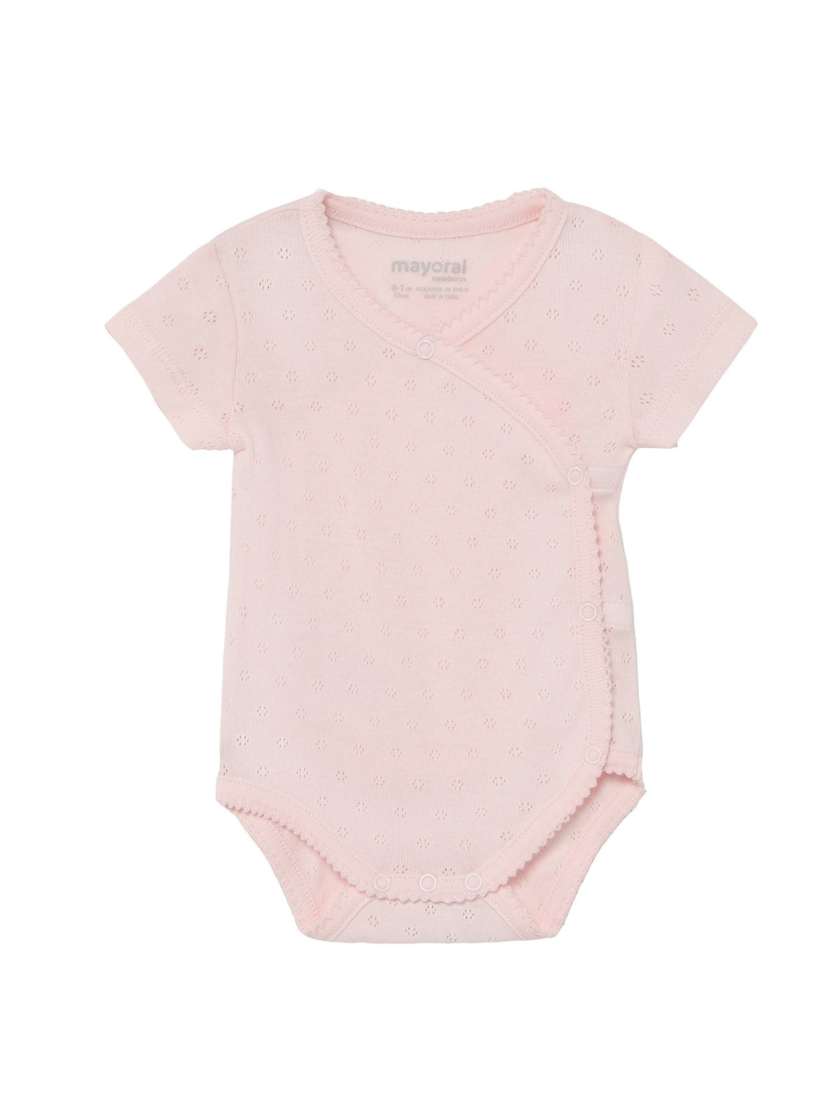 Body m/curta básico Rosa baby  (Rosa Bébé)  para Bebé Menina - Mayoral