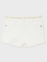 Short sarja básico Crú        (Creme / Pérola)  para Menina - Mayoral