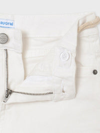 Short sarja básico Crú        (Creme / Pérola)  para Menina - Mayoral
