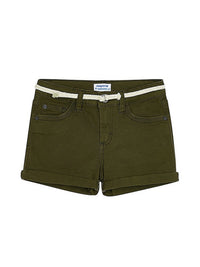 Short sarja básico Verde caça (Azeitona)  para Menina - Mayoral