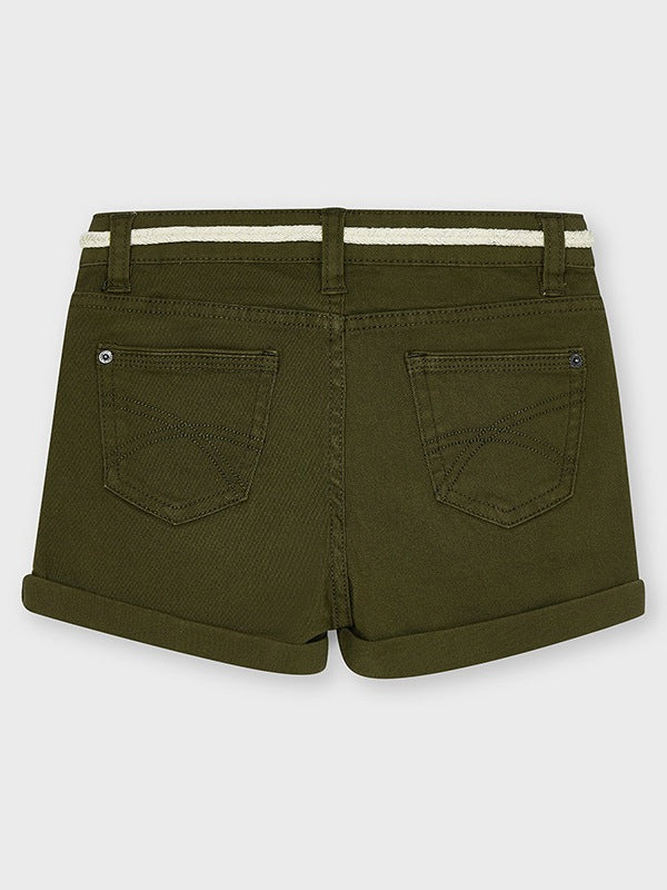 Short sarja básico Verde caça (Azeitona)  para Menina - Mayoral