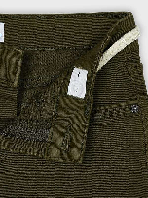 Short sarja básico Verde caça (Azeitona)  para Menina - Mayoral