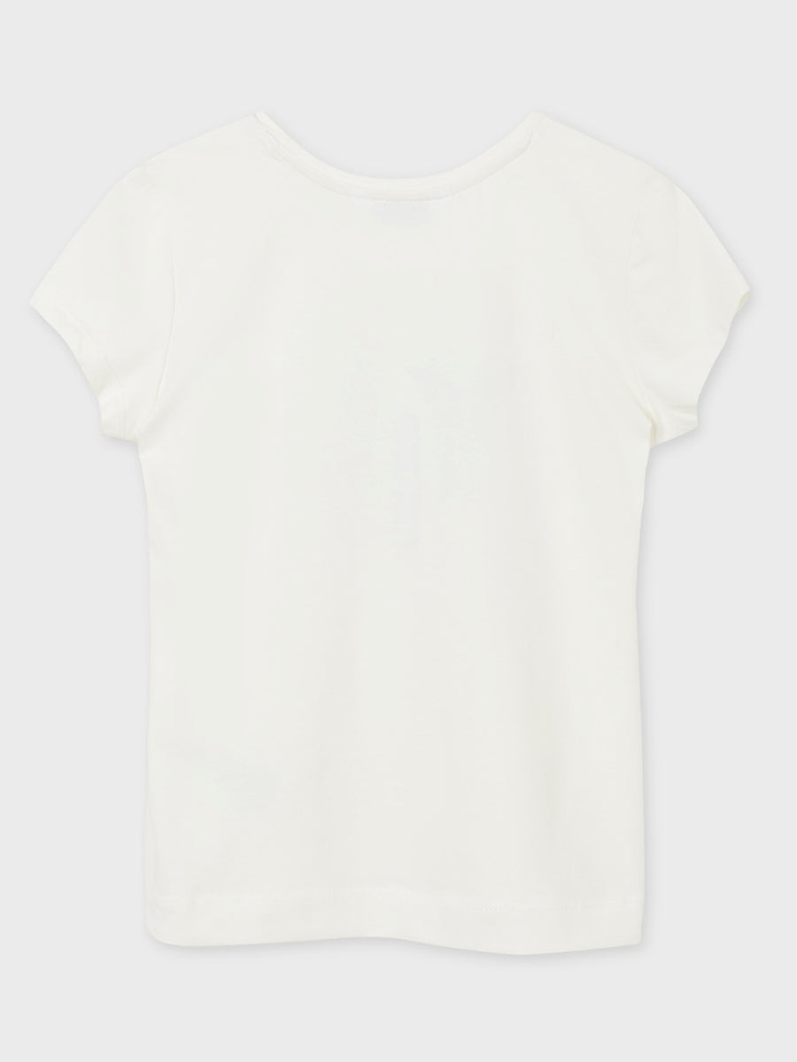 Camiseta básica Crú        (Creme / Pérola)  para Menina - Mayoral