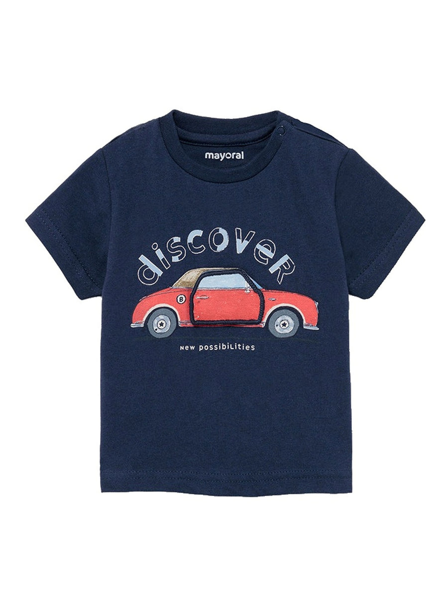 T-shirt "play" coche Nautico    (Marinho)  para Bebé Menino - Mayoral