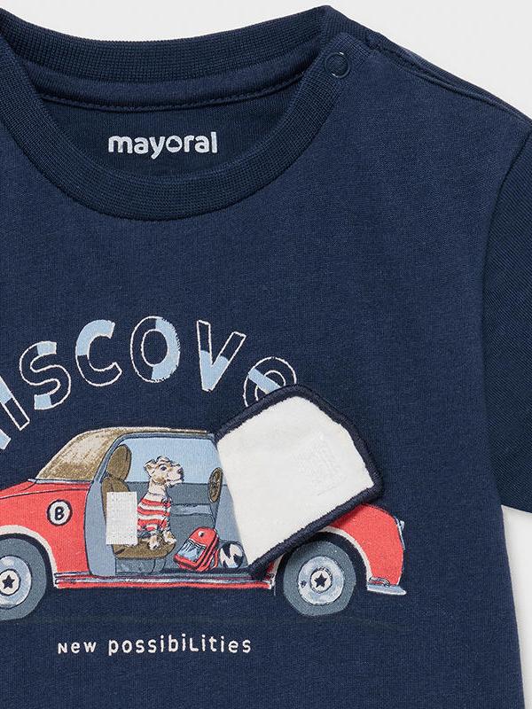 T-shirt "play" coche Nautico    (Marinho)  para Bebé Menino - Mayoral