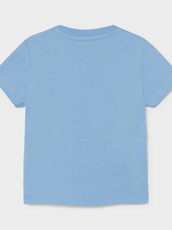 T-shirt "play" cachorros Lavanda    (Celeste)  para Bebé Menino - Mayoral