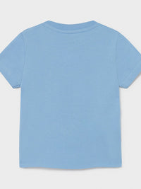 T-shirt "play" cachorros Lavanda    (Celeste)  para Bebé Menino - Mayoral