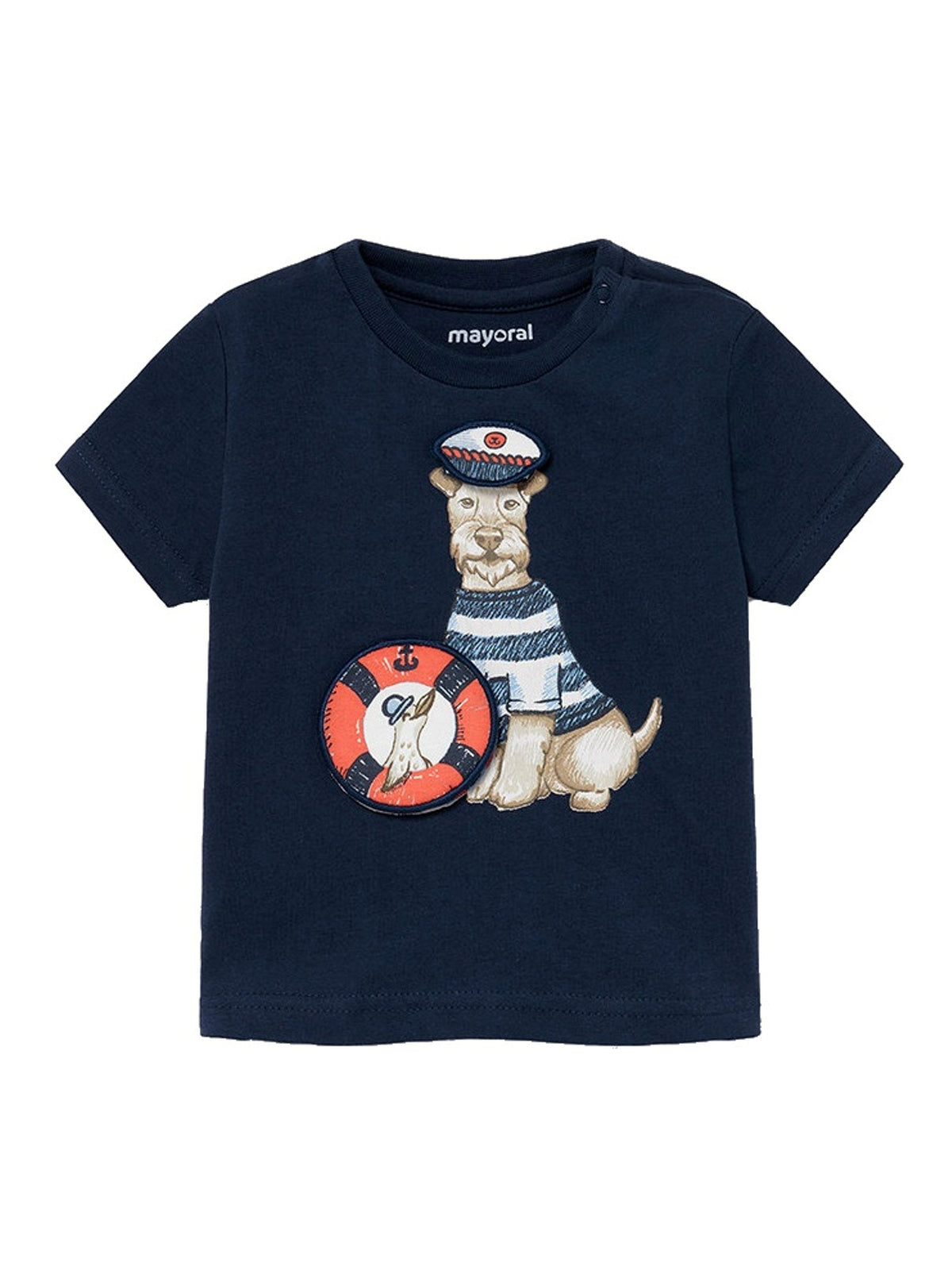 T-shirt "play" cachorros Nautico    (Marinho)  para Bebé Menino - Mayoral