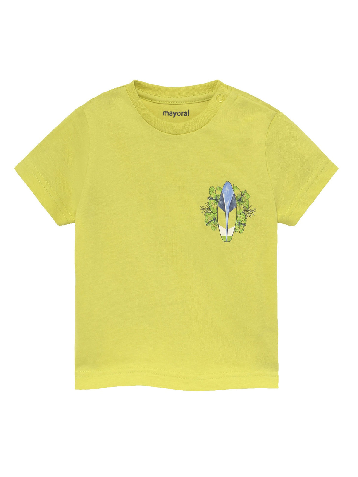 Camiseta m/curta surf Lima       (Verde Alface)  para Bebé Menino - Mayoral