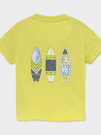 Camiseta m/curta surf Lima       (Verde Alface)  para Bebé Menino - Mayoral
