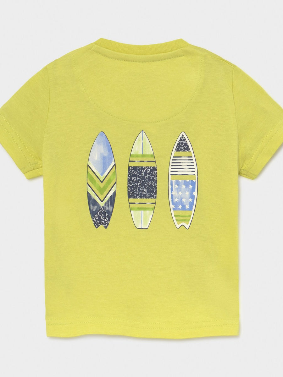 Camiseta m/curta surf Lima       (Verde Alface)  para Bebé Menino - Mayoral