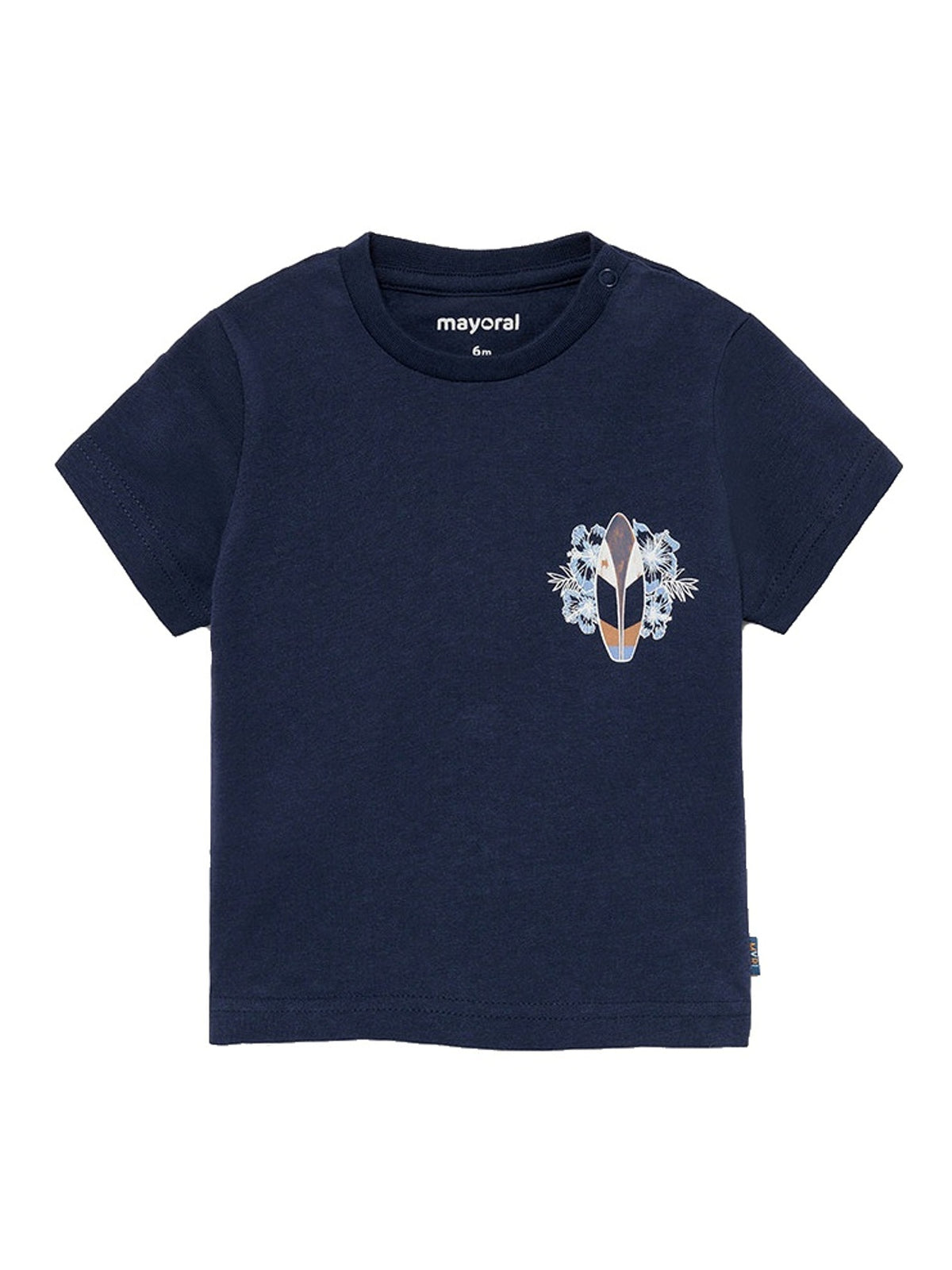 Camiseta m/curta surf Nautico    (Marinho)  para Bebé Menino - Mayoral