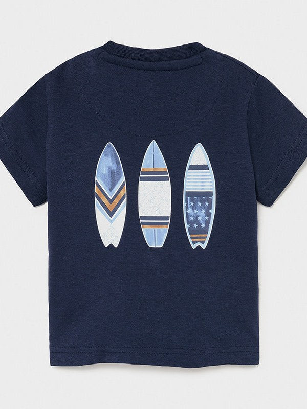 Camiseta m/curta surf Nautico    (Marinho)  para Bebé Menino - Mayoral