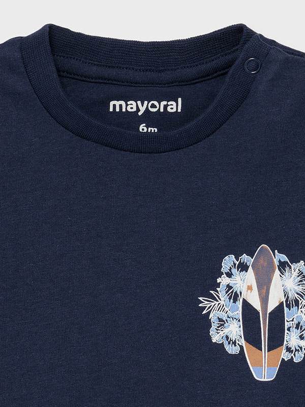 Camiseta m/curta surf Nautico    (Marinho)  para Bebé Menino - Mayoral