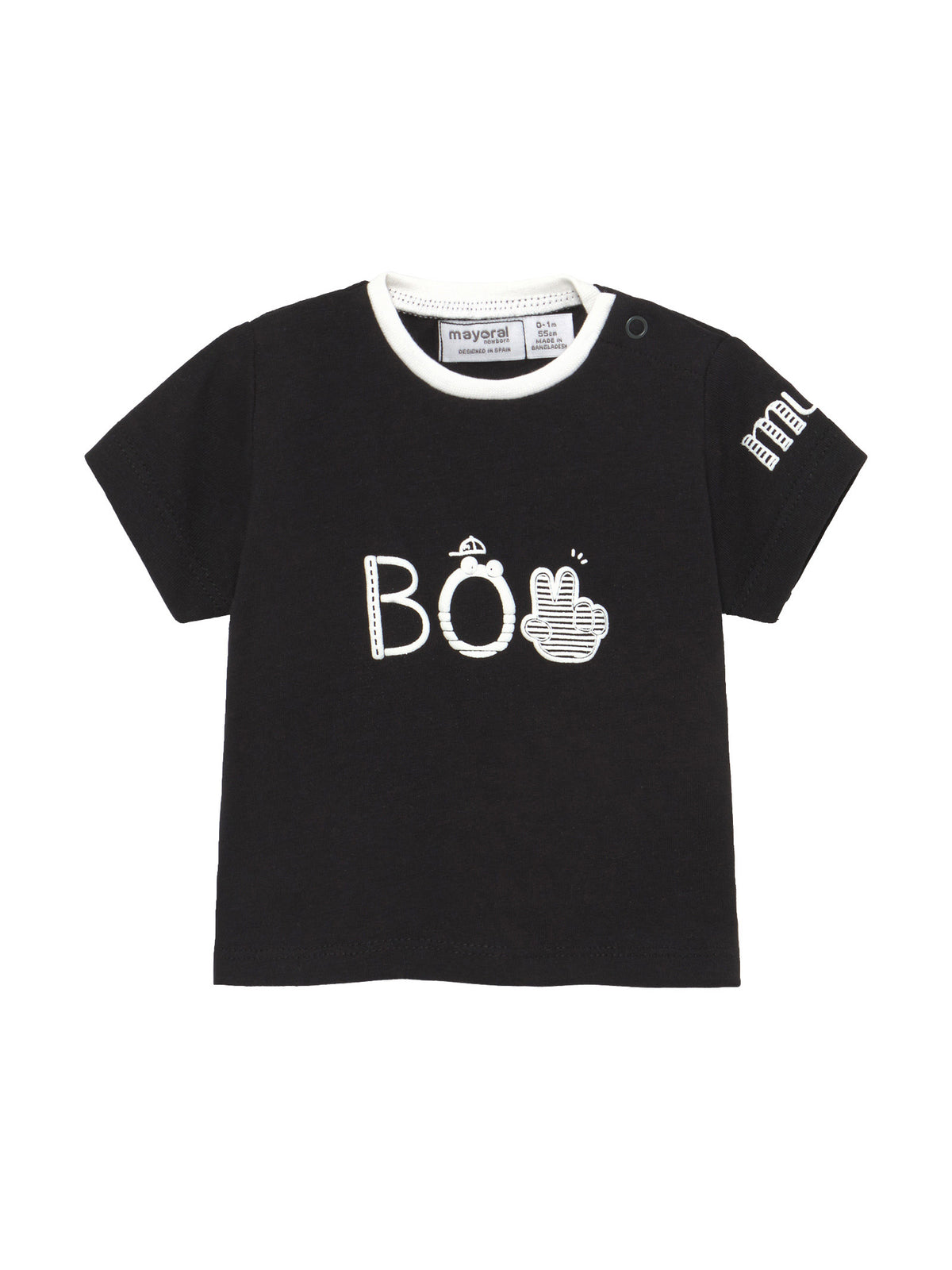 Camiseta manga curta Preto      (Preto)  para Bebé Menino - Mayoral