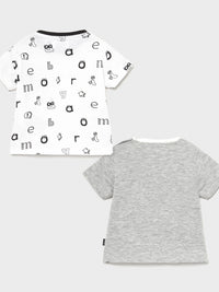 Pack 2 camisetas m/curta Preto      (Preto)  para Bebé Menino - Mayoral