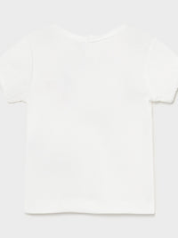 T-shirt canale Branco     (Branco)  para Bebé Menina - Mayoral