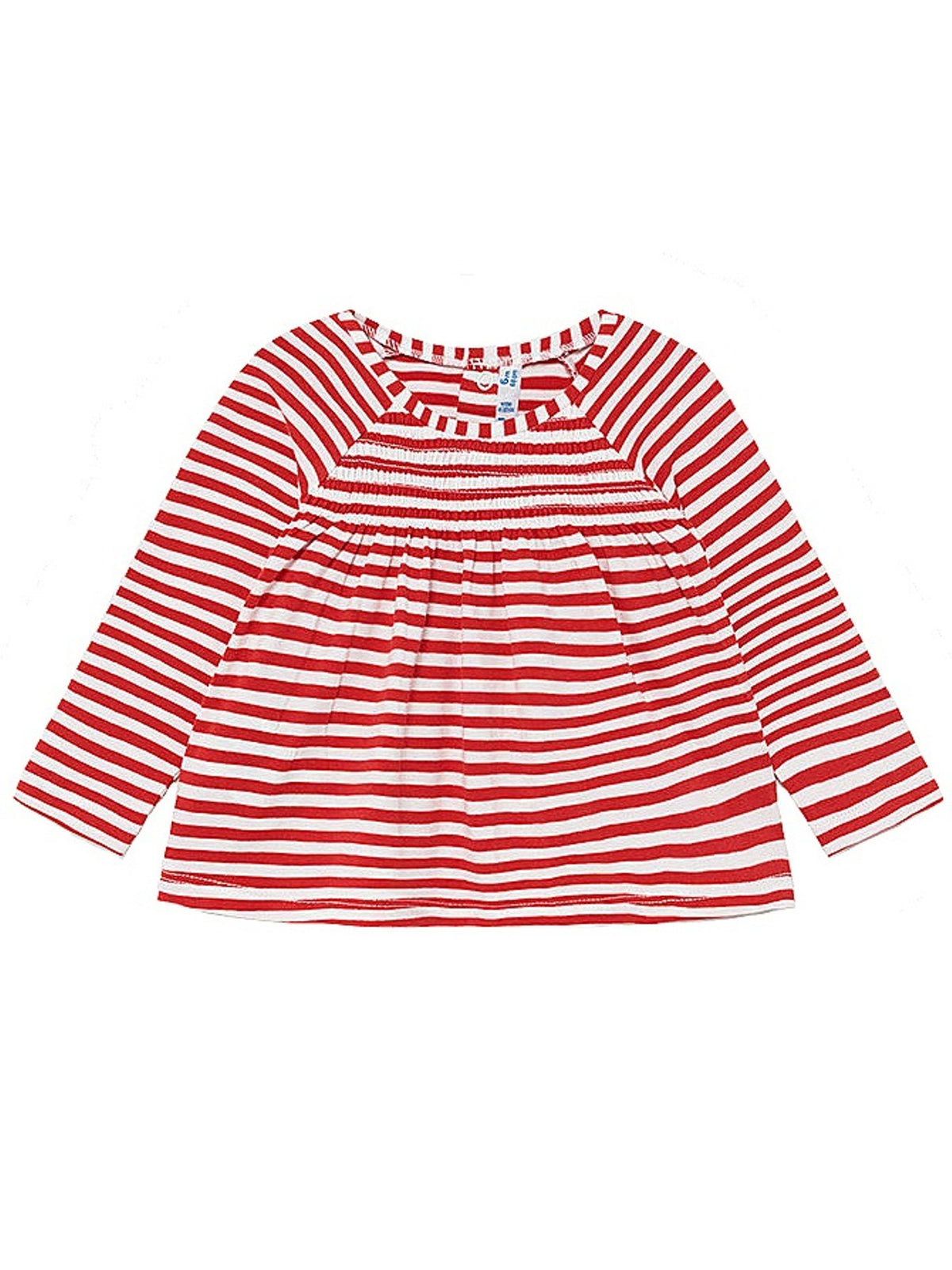 Camiseta riscas Papoila    (Vermelho)  para Bebé Menina - Mayoral