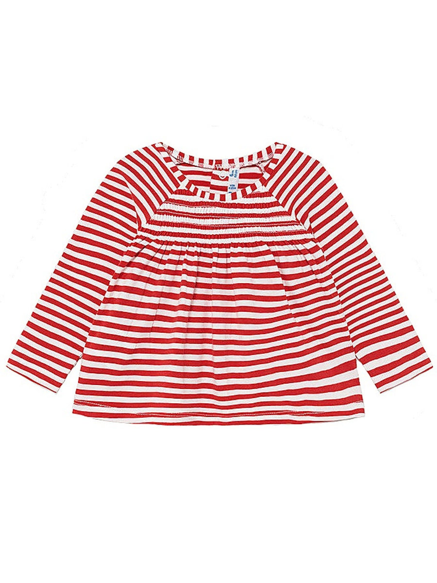 Camiseta riscas Papoila    (Vermelho)  para Bebé Menina - Mayoral