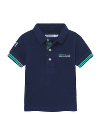 Polo m/curta aplicações Azul       (Marinho)  para Bebé Menino - Mayoral