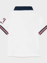 Polo m/curta bordados Branco     (Branco)  para Bebé Menino - Mayoral