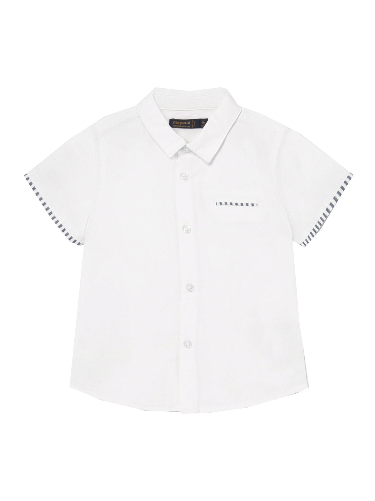 Camisa m/curta clássica Branco     (Branco)  para Bebé Menino - Mayoral