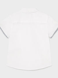 Camisa m/curta clássica Branco     (Branco)  para Bebé Menino - Mayoral