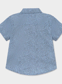 Camisa m/curta estampada Celeste    (Celeste)  para Bebé Menino - Mayoral