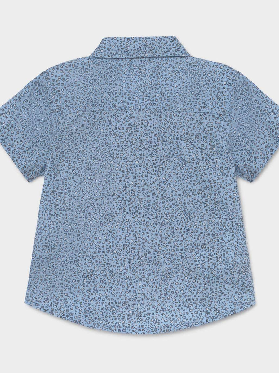 Camisa m/curta estampada Celeste    (Celeste)  para Bebé Menino - Mayoral