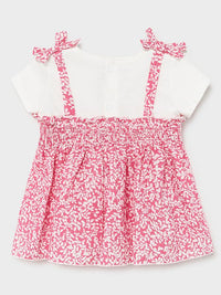 Tunica combinada Camélia    (Rosa)  para Bebé Menina - Mayoral