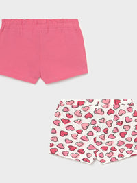 Pack 2 shorts Marmelada  (Rosa Velho)  para Bebé Menina - Mayoral