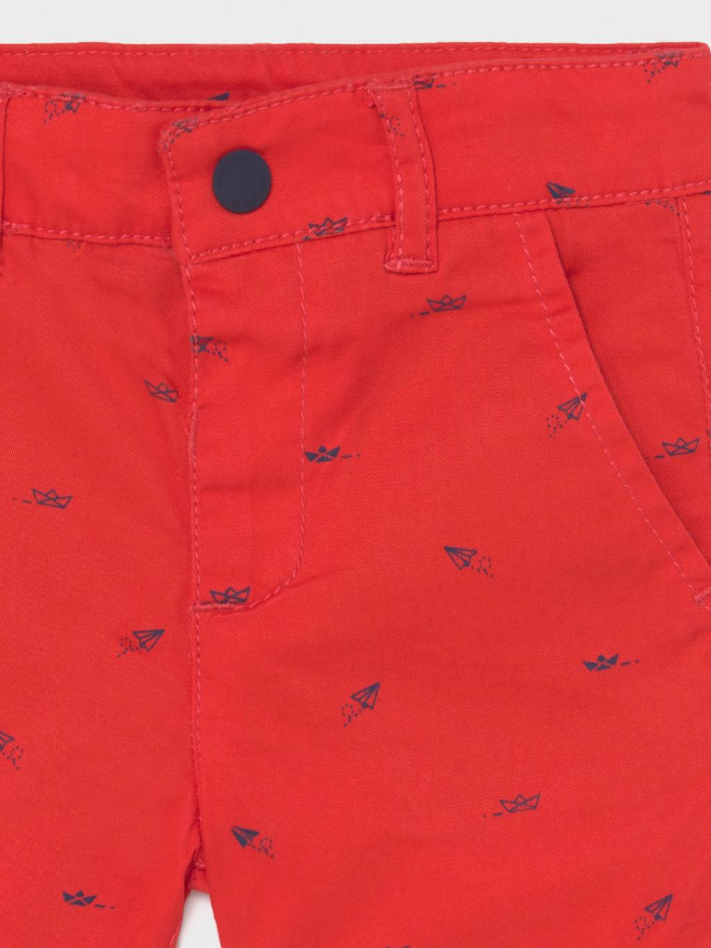Conj. bermuda/polo Cyber red  (Vermelho)  para Bebé Menino - Mayoral