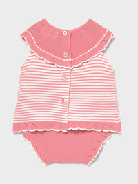 Conj. tricô curto Smoothie   (Rosa)  para Bebé Menina - Mayoral