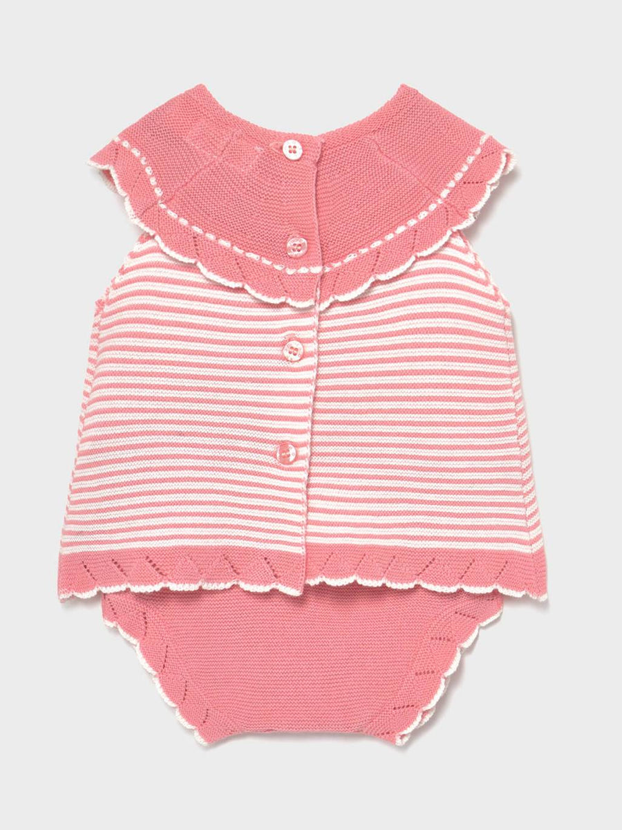 Conj. tricô curto Smoothie   (Rosa)  para Bebé Menina - Mayoral